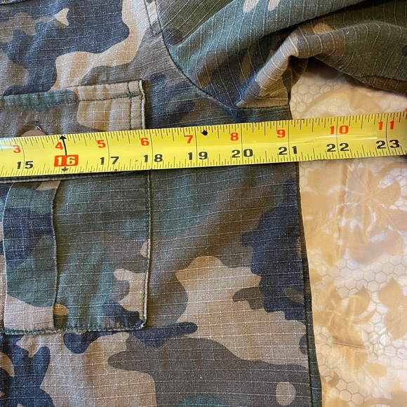 Sanctuary Camo Rip Stop Jacket 100% cotton Size M - Picture 8 of 9